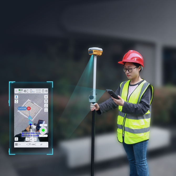 AR指引，放样一杆到位