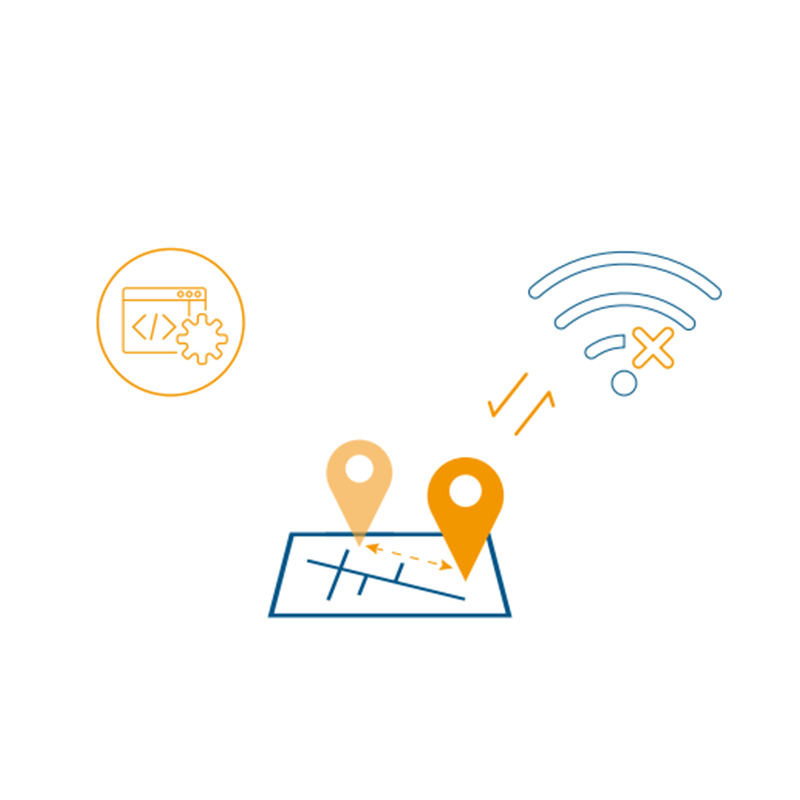 前端解算，无网部署